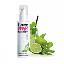 Love Me Tender Luscious & Hot Massage Oil Mojito Scented - 100 ml