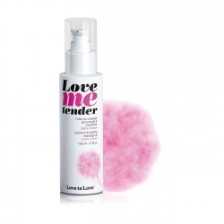 Love Me Tender Luscious & Hot Massage Oil Cotton Candy Scented - 100 ml