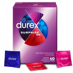 Durex Surprise Me Mix Condoms - 40 Pieces | Thin Condoms