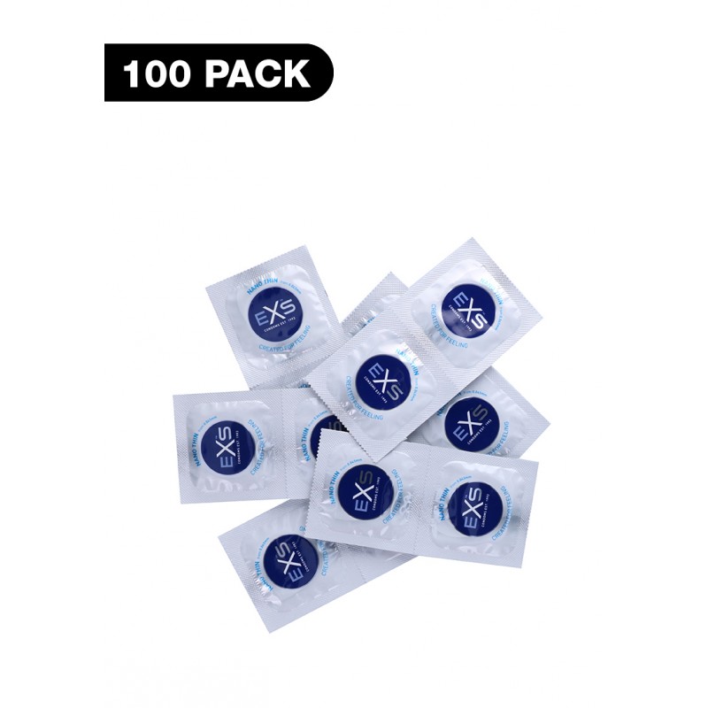 Λεπτά Προφυλακτικά EXS Nano Thin Condoms - 100 Τεμάχια | Λεπτά Προφυλακτικά