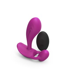 Witty Silicone G-Spot & Prostate Vibrator - Purple