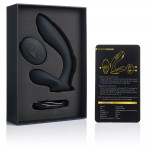 Ασύρματος Δονητής Προστάτη Rebel Silicone Premium Prostate Remote Controlled Vibrating Massager - Μαύρος | Μασάζ Προστάτη