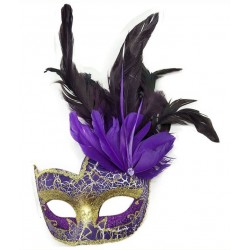 Βενετσιάνικη Μάσκα Purple Venezian Mask - Μωβ | Μάσκες