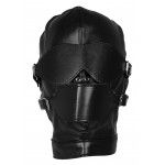 Full Face Μάσκα με Φίμωτρο Blindfolded Mask with Breathable Ball Gag - Μαύρη | Μάσκες