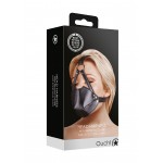 Μάσκα με Ανοιχτό Φίμωτρο & Δέσιμο Head Harness with Mouth Cover & Breathable Ball Gag - Μαύρο | Μάσκες