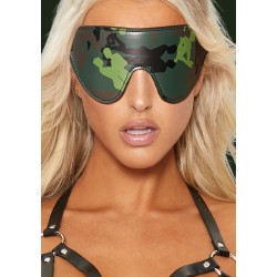 Μάσκα Ματιών Στρατού Army Themed Eye Mask - Πράσινη | Μάσκες