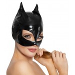 Μάσκα με Μάτια & Αυτιά Γάτας Vinyl Cat Mask - Μαύρη | Μάσκες