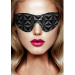 Luxury Eye Mask with Pattern - Black | Blindfolds & Masks