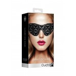 Luxury Eye Mask with Pattern - Black | Blindfolds & Masks