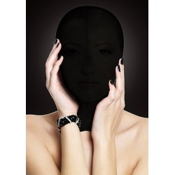Full Face No Openings Subjugation Mask - Black