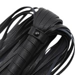 Long Leather Flogger 69 cm - Black | Whips & Floggers