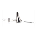 Metal Anal Speculum with Handle 8 x 5 cm - Silver | Medical Play