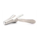 Metal Anal Speculum with Handle 8 x 5 cm - Silver | Medical Play