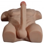 Masturbator Articulated Bust and Penis Torso Man Sex 20cm | Large Male  Masturbators