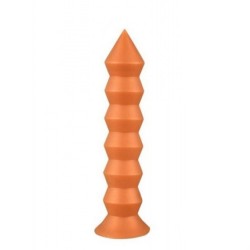 Extra Large Silicone Spring Dildo 25 x 5 cm - Gold