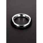 Μεταλλικό Δαχτυλίδι με Μαύρη Ρίγα Metal Cazzo Cock Ring with Black Stripe 50mm - Μαύρο | Μεταλλικά Δαχτυλίδια Πέους