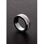Cool & Knurl Metal Cock Ring 15x45mm - Silver | Metal Cock Rings