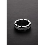 Μεταλλικό Δαχτυλίδι Πέους Cool & Knurl Metal Cock Ring 15x45mm - Ασημί | Μεταλλικά Δαχτυλίδια Πέους