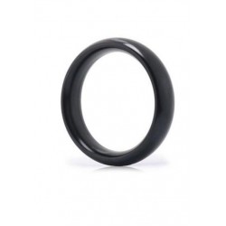 Hercules Metallic Large Cock Ring - Black