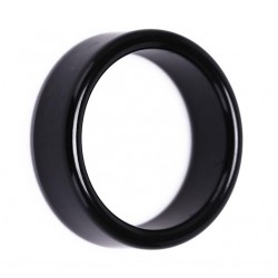 Medium Thor Metal Penis Ring - Black