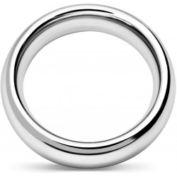 Metallic Spartacus Large Cock Ring - Silver | Metal Cock Rings