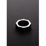 Nut Metal Cock Ring 15x6x40mm - Silver | Metal Cock Rings