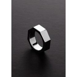 Nut Metal Cock Ring 15x6x45mm - Silver | Metal Cock Rings