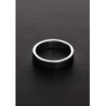 Πλακέ Μεταλλικό Δαχτυλίδι Πέους Flat Body Metal Cock Ring 12x47,5mm - Ασημί | Μεταλλικά Δαχτυλίδια Πέους