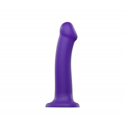 Dual Density Bendable Large Realistic Silicone Dildo with Suction Cup - Purple | Realistic Dildos