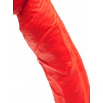 Μεγάλο Ομοίωμα Πέους Σιλικόνης με Όρχεις & Βεντούζα Stretch Silicone Realistic Dildo with Balls & Suction Cup No.6 26 x 5,8 cm - Κόκκινο | Ομοιώματα Πέους