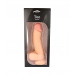 Teo Realistic Dildo with Balls & Suction Cup 25 cm - Flesh | Realistic Dildos