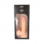 Nil Realistic Dildo with Balls & Suction Cup 19,5 cm - Flesh | Realistic Dildos