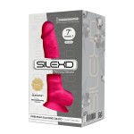 Dual Density Silicone Realistic Dildo with Balls & Suction Cup 17,5 cm - Red | Realistic Dildos