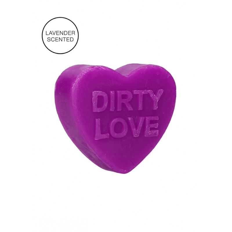 Heart Soap - Dirty Love Lavender Scented | Couples & Party Gags