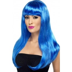 Μακρυά Μπλε Περούκα Babelicious Blue Wig | Περούκες