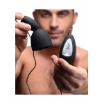Δονούμενο Κάλυμμα Πέους Σιλικόνης Deluxe Silicone Penis Head Vibrating Teaser - Μαύρο | Προεκτάσεις & Καλύμματα Πέους