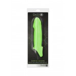 Φωσφοριζέ Κάλυμμα Πέους Smooth Thick Stretchy Glow In The Dark Penis Sheath - Πράσινο | Προεκτάσεις & Καλύμματα Πέους