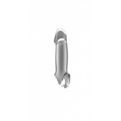 Κάλυμμα Πέους με Δακτύλιο Όρχεων No. 33 Sono Stretchy Penis Extension with Ring - Διάφανο | Προεκτάσεις & Καλύμματα Πέους