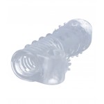 Κάλυμμα Πέους με Δόνηση S11 15,5 cm Realistic Vibrating Penis Sheath - Διάφανο | Προεκτάσεις & Καλύμματα Πέους