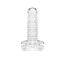 Κάλυμμα Πέους με Κουκκίδες Stronger Sexpresso Penis Sleeve - Διάφανο