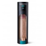 Realistic Vibrating Penis Sheath S6 21 cm - Flesh | Penis Extenders