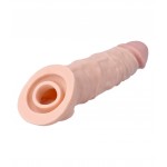 Ρεαλιστικό Κάλυμμα Πέους & Όρχεων Realistic Penis Sheath S8 19,8 cm - Φυσικό Χρώμα | Προεκτάσεις & Καλύμματα Πέους