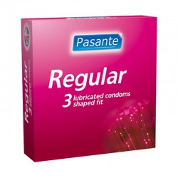 Pasante Regular condoms - 3 pcs | Regular Condoms