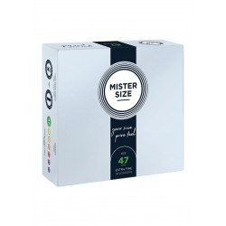 Mister Size Pure Feel Condoms 47 mm - 36 Pieces | Condoms by Size