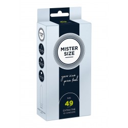 Mister Size Pure Feel Condoms 49 mm - 10 Pieces | Condoms by Size
