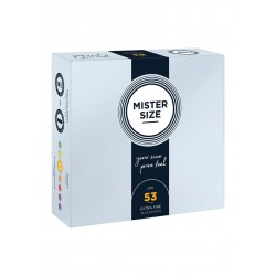 Mister Size Pure Feel Condoms 53 mm - 36 Pieces | Condoms by Size