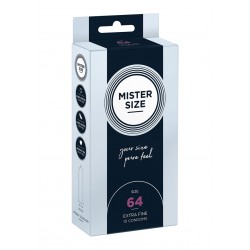 Mister Size Pure Feel Condoms 64 mm - 10 Pieces