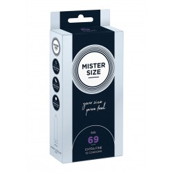 Mister Size Pure Feel Condoms 69 mm - 10 Pieces