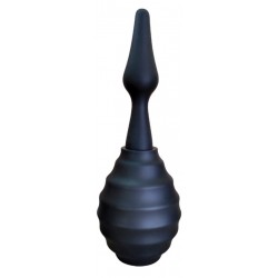 Silicone Anal Douche with Silicone Tip 330 ml - Black | Anal Douche & Enemas