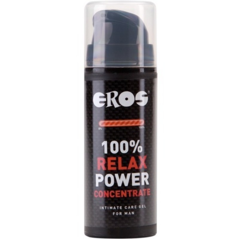 Χαλαρωτικό Τζελ Πρωκτού Eros 100% Relax Power Concentrated Gel - 30 ml | Πρωκτικά Λιπαντικά